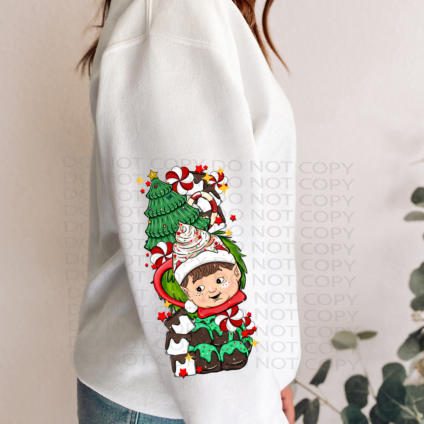 Tis the Season for Yummies Sleeve (matches shirt)  DTF & Sublimation Transfer