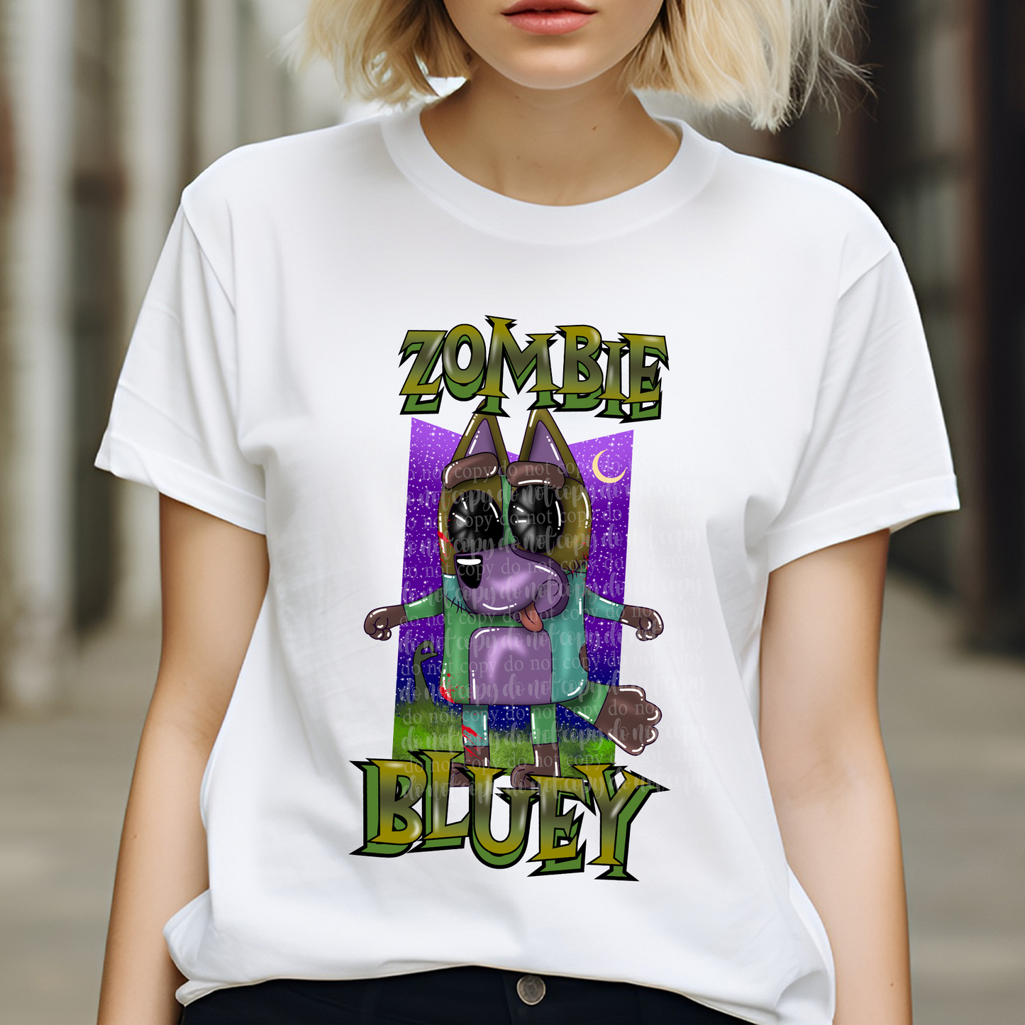 Zombie Dog DTF & Sublimation Transfer