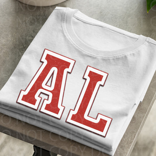 Alabama **EXCLUSIVE** Faux Embroidery DTF Transfer