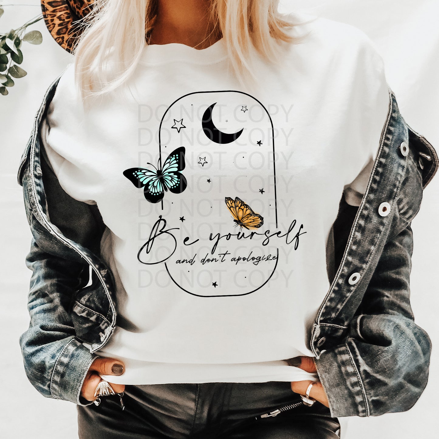 Be Yourself Butterfly DTF & Sublimation Transfer