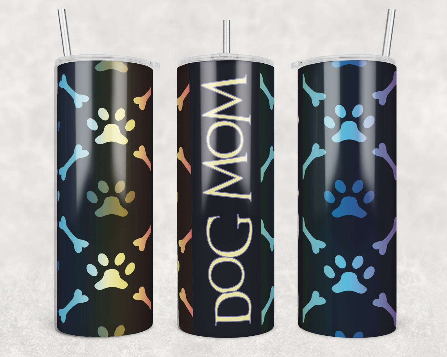 Dog Mom Sublimation Transfer Tumbler Wrap 20oz (read description)