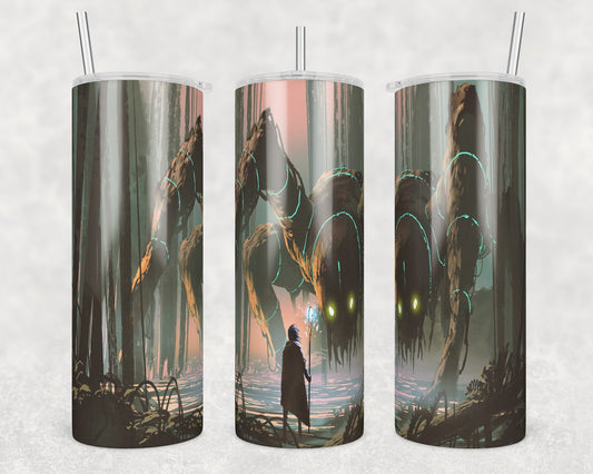 Forest Creature Sublimation Transfer Tumbler Wrap 20oz (read description)