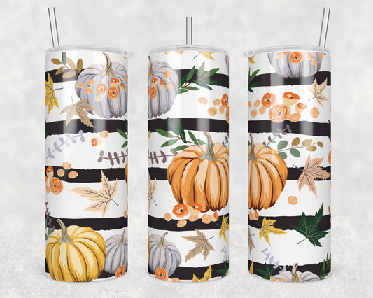 Pumpkin Season Sublimation Transfer Tumbler Wrap 20oz (read description)