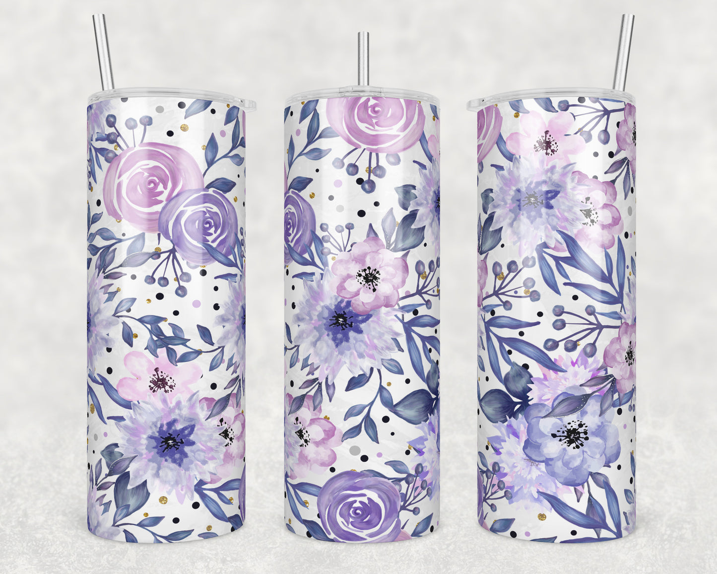 All About the Flowers Sublimation Transfer Tumbler Wrap 20oz (read description)