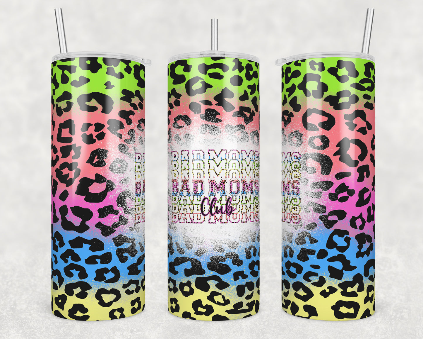 Bad Mom Sublimation Transfer Tumbler Wrap 20oz (read description)