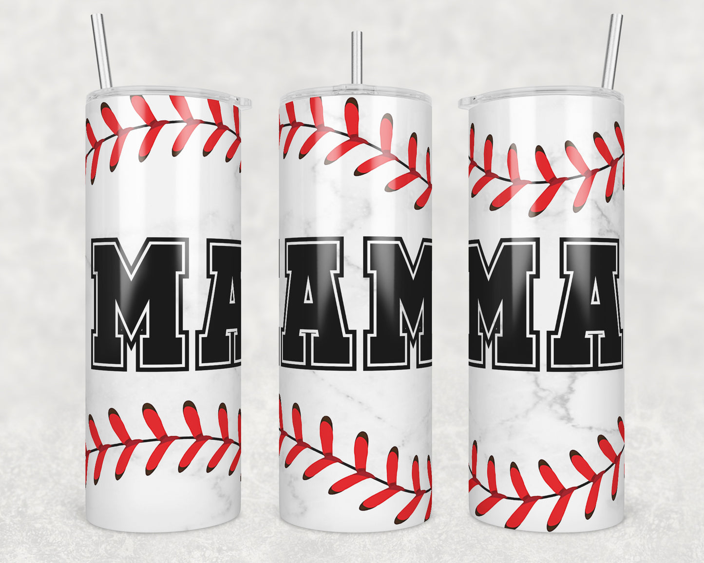 Baseball Mama Sublimation Transfer Tumbler Wrap 20oz (read description)