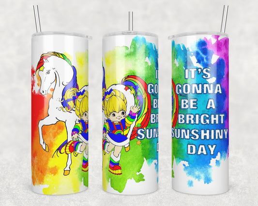 Bright Sunshiny Sublimation Transfer Tumbler Wrap 20oz (read description)