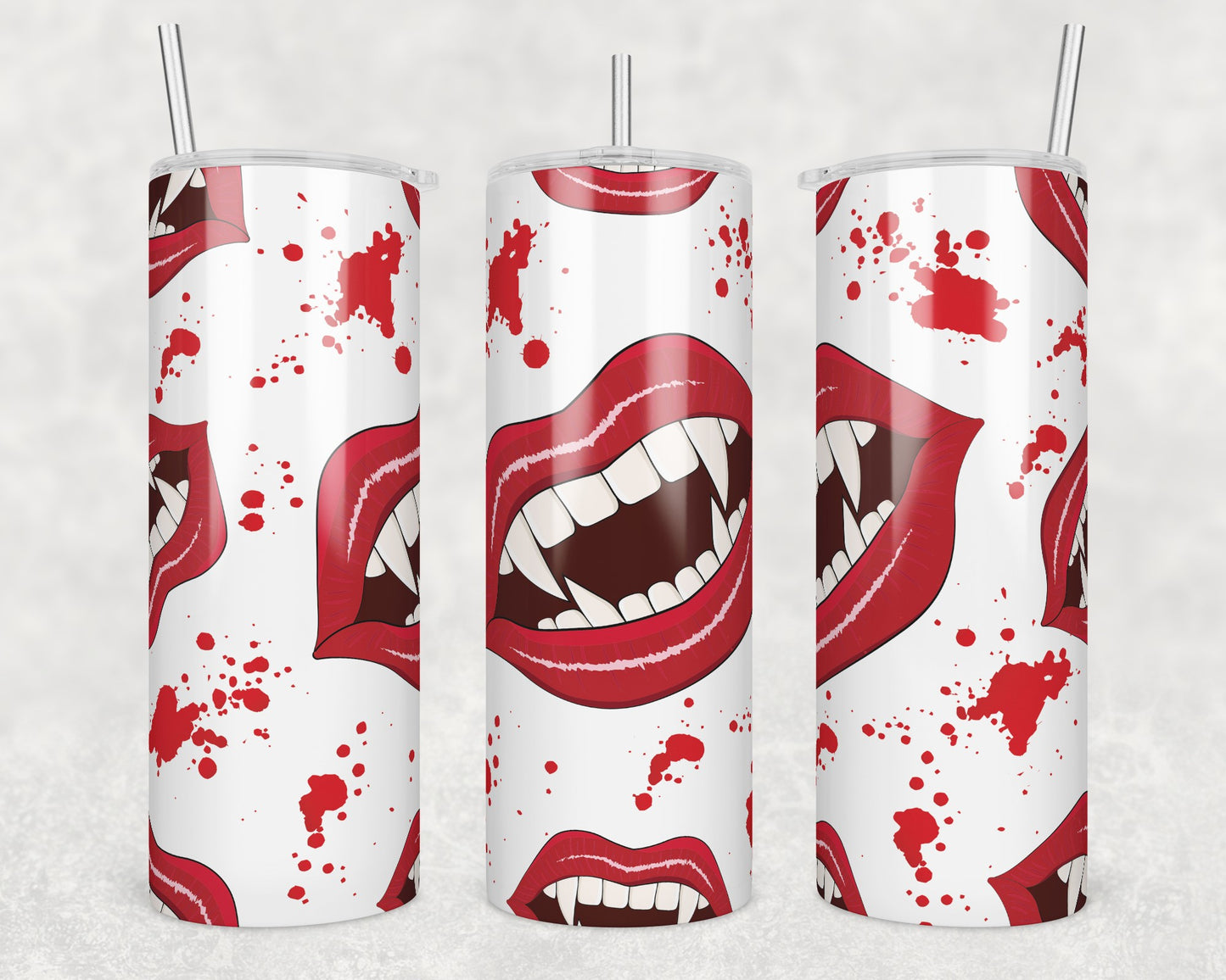 Bite Me Lips Sublimation Transfer Tumbler Wrap 20oz (read description)