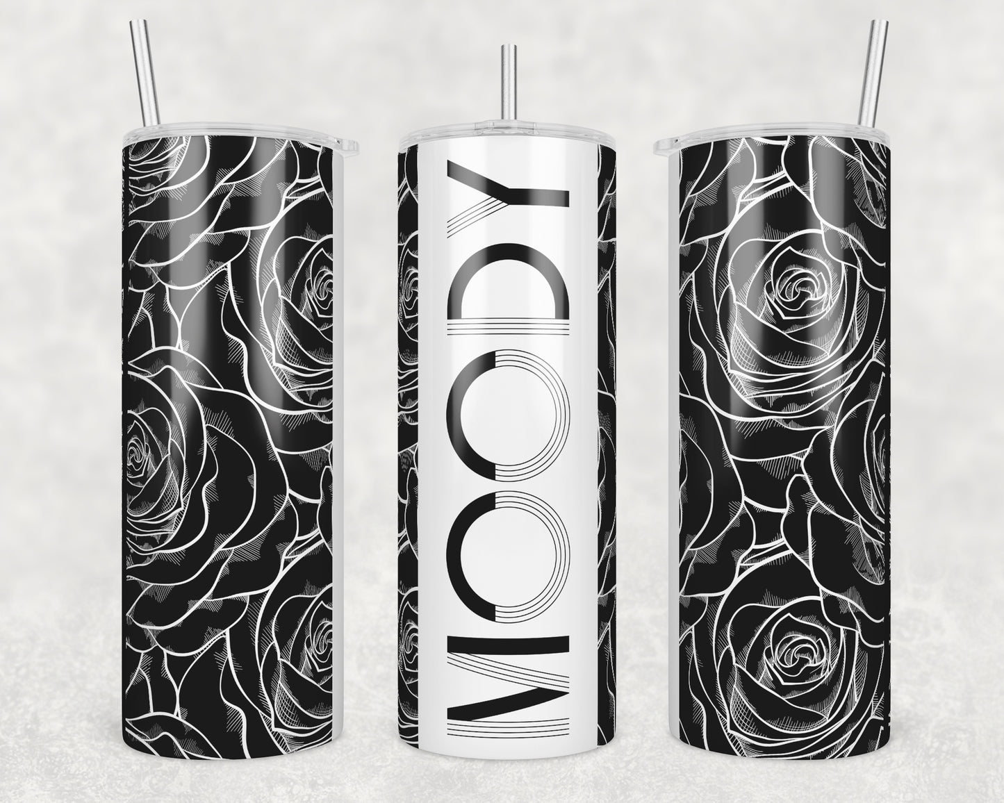 Moody Sublimation Transfer Tumbler Wrap 20oz (read description)