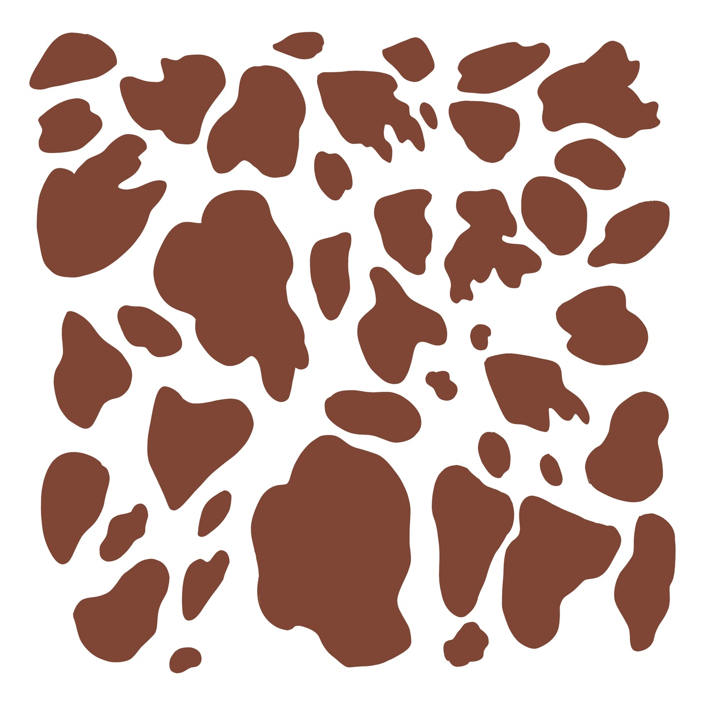 Brown Cow Print Accent Sheet Sublimation Transfer (read description)