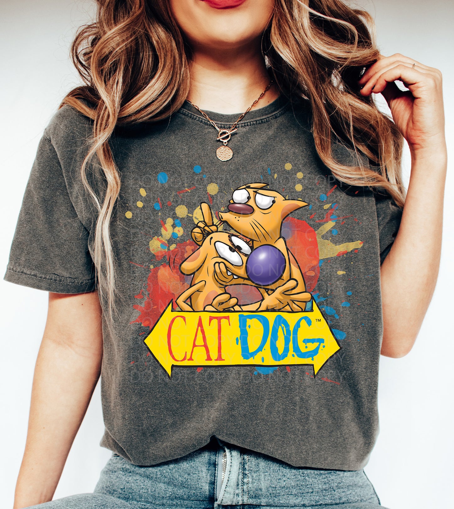 Red Cat Blue Dog DTF & Sublimation Transfer