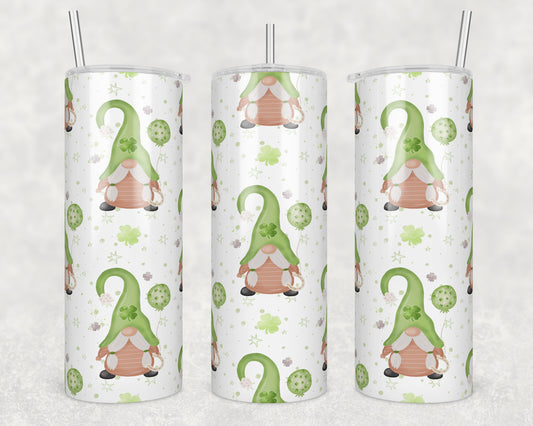 Clover Gnomes Sublimation Transfer Tumbler Wrap 20oz (read description)