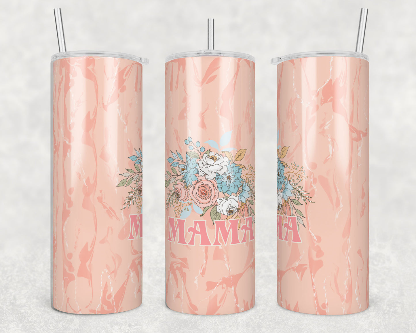 Floral Mama Sublimation Transfer Tumbler Wrap 20oz (read description)