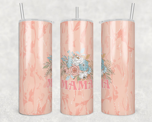 Floral Mama Sublimation Transfer Tumbler Wrap 20oz (read description)