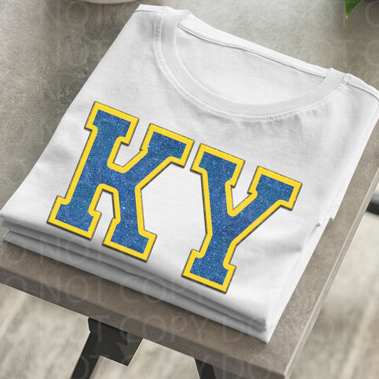 Kentucky **EXCLUSIVE** Faux Embroidery DTF Transfer