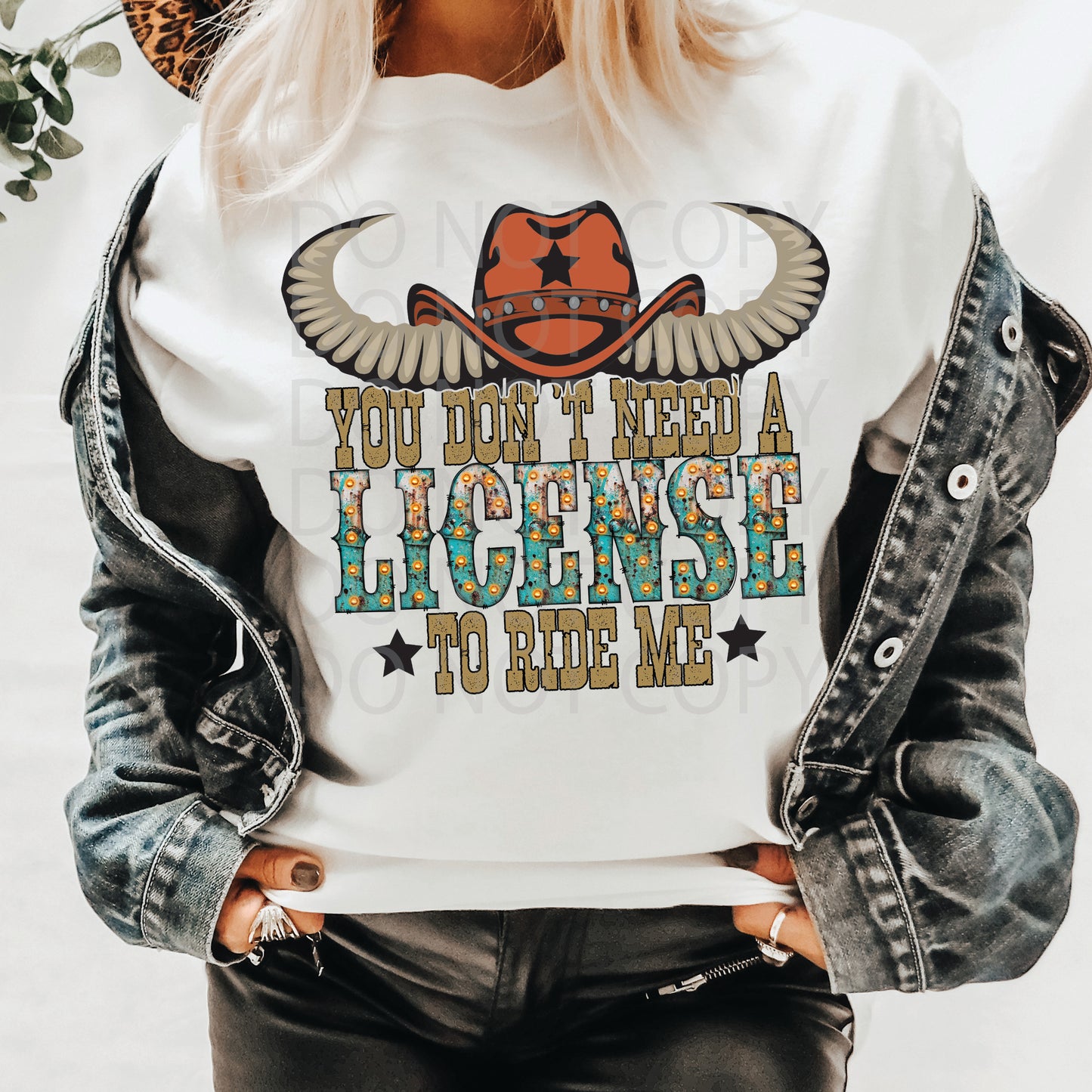 License to Ride DTF & Sublimation Transfer