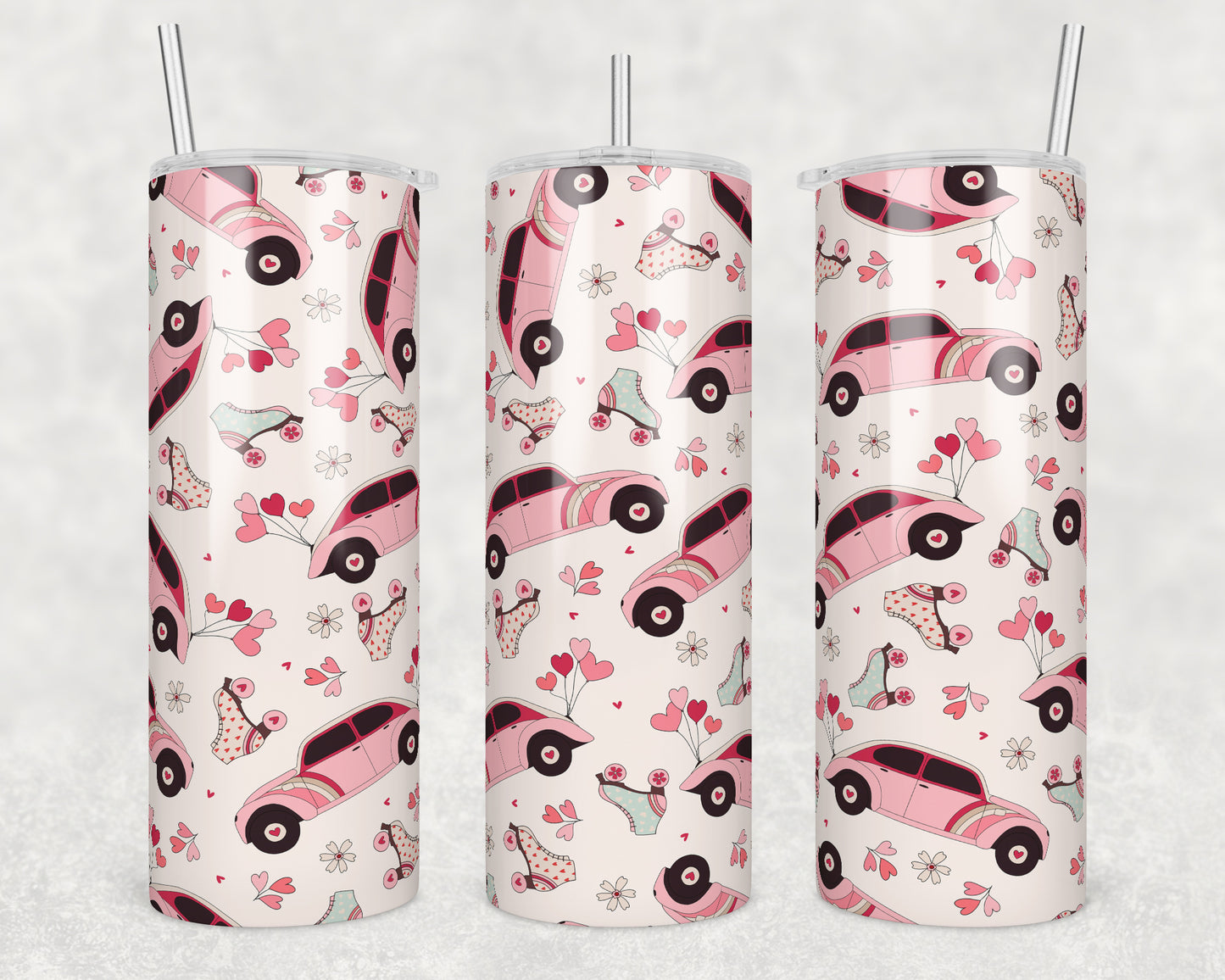 Love Bugs Sublimation Transfer Tumbler Wrap 20oz (read description)