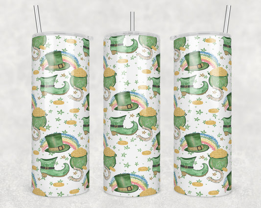 Luck of the Irish Sublimation Transfer Tumbler Wrap 20oz (read description)