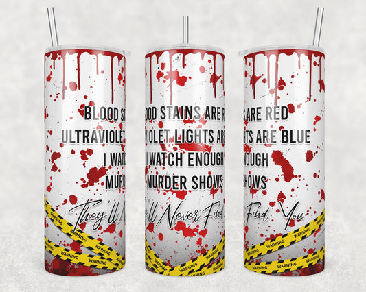 Never Find You Sublimation Transfer Tumbler Wrap 20oz (read description)