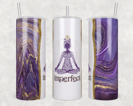 I'mperfect Sublimation Transfer Tumbler Wrap 20oz (read description)