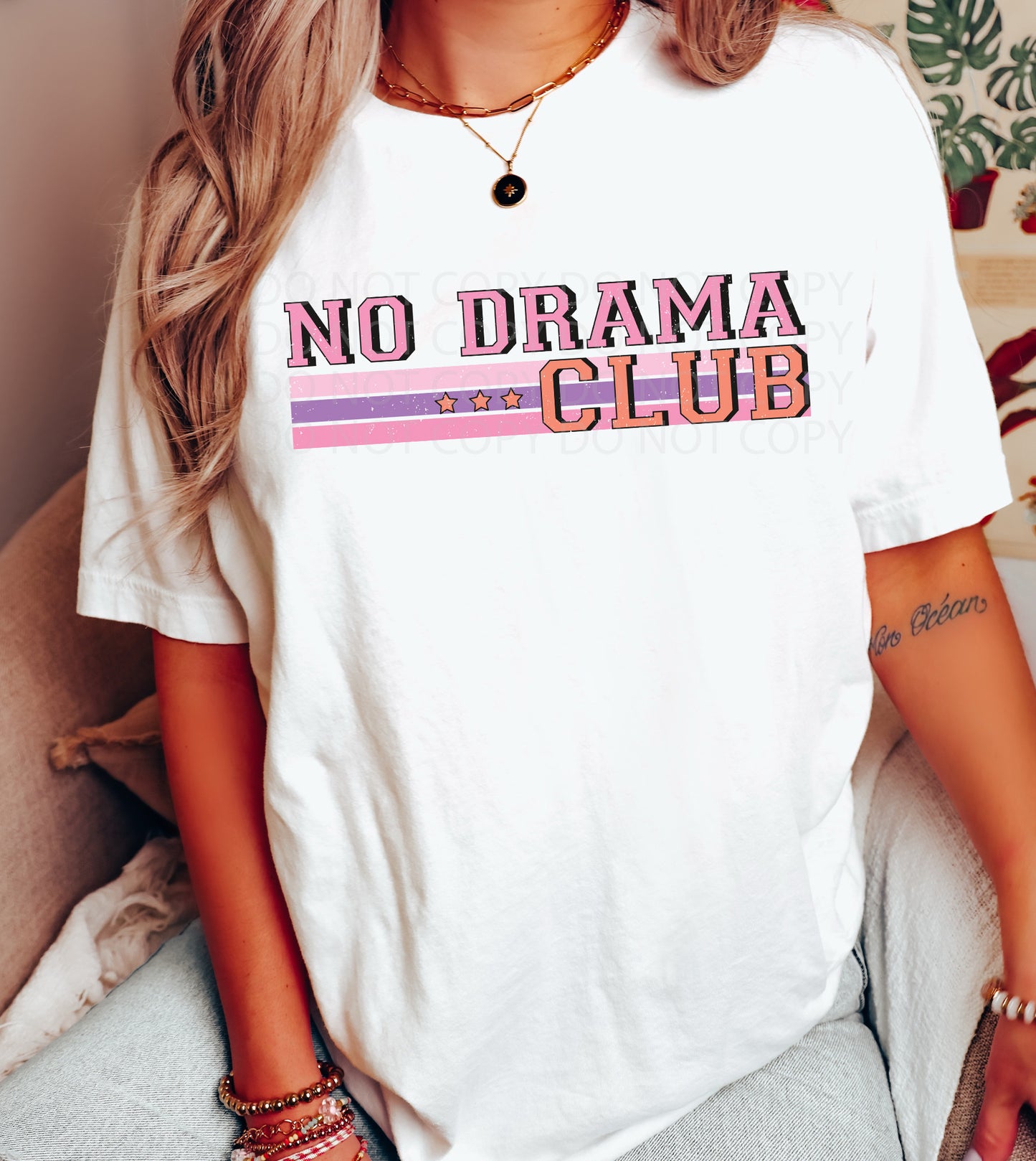 No Drama Club DTF & Sublimation Transfer