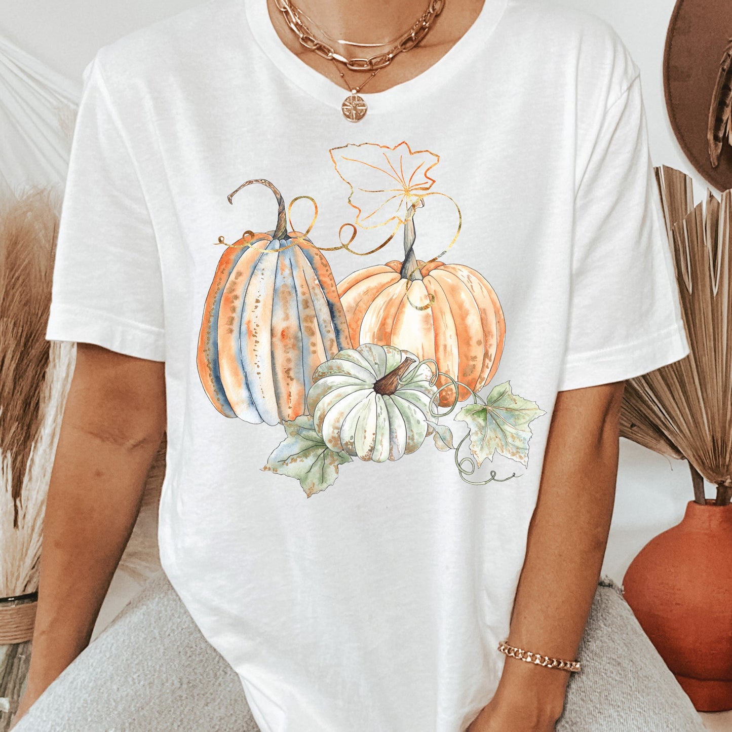 Pastel Pumpkins Sublimation Transfer (read description)