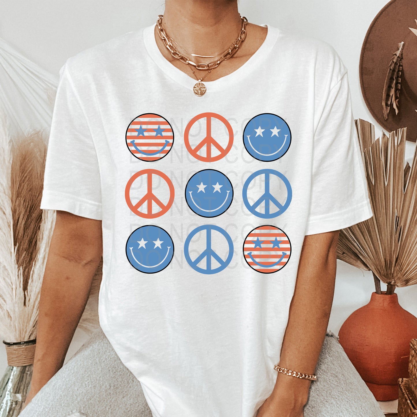 Peace & Happiness DTF & Sublimation Transfer