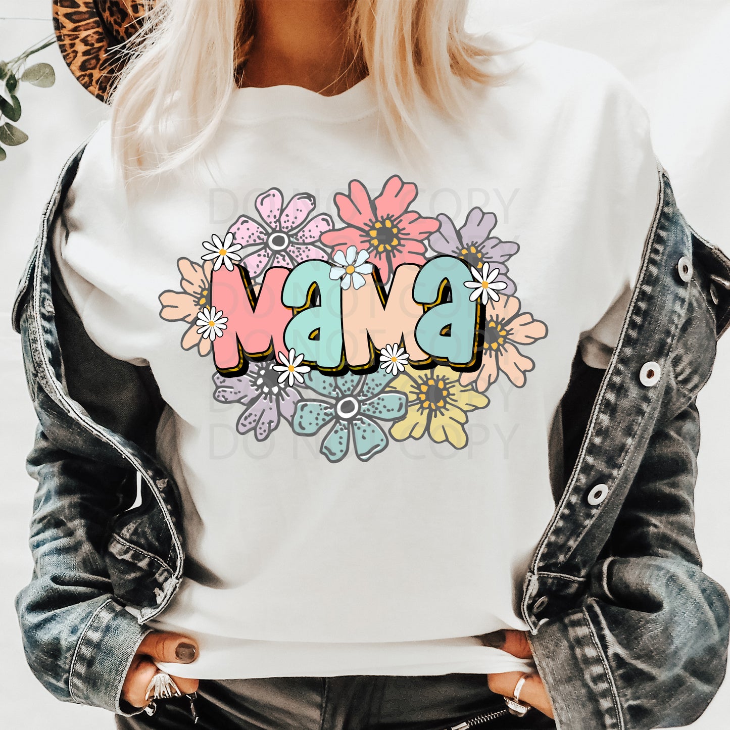 Retro Floral Mama DTF & Sublimation Transfer