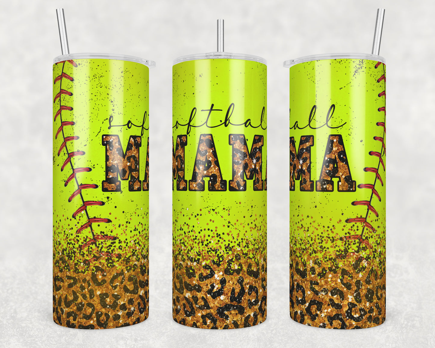 Softball Mama Transfer Tumbler Wrap 20oz (read description)