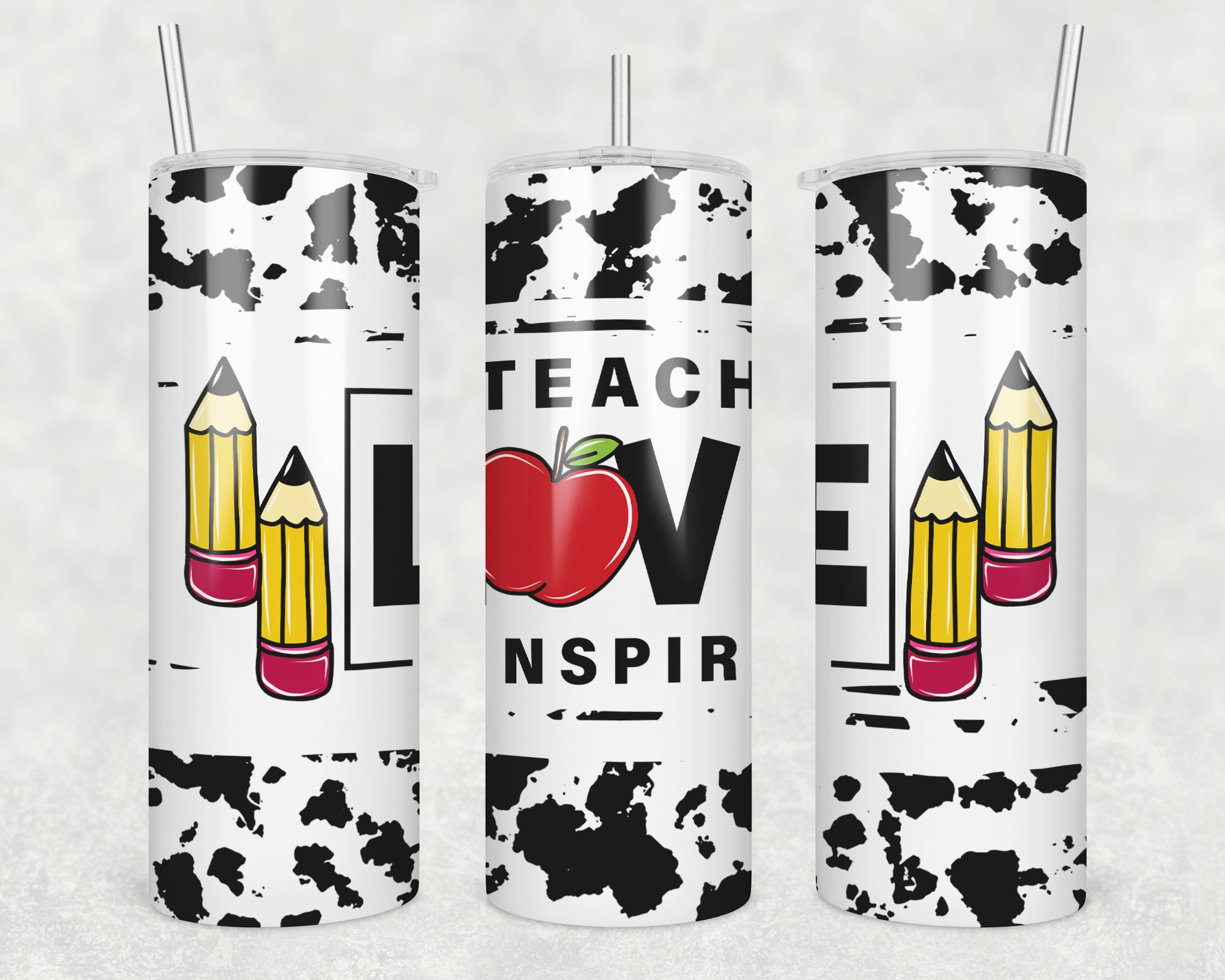 Sublimation Tumbler Wrap -Teacher LOVE