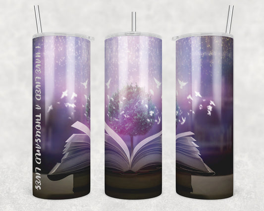 Thousand Lives Sublimation Transfer Tumbler Wrap 20oz (read description)