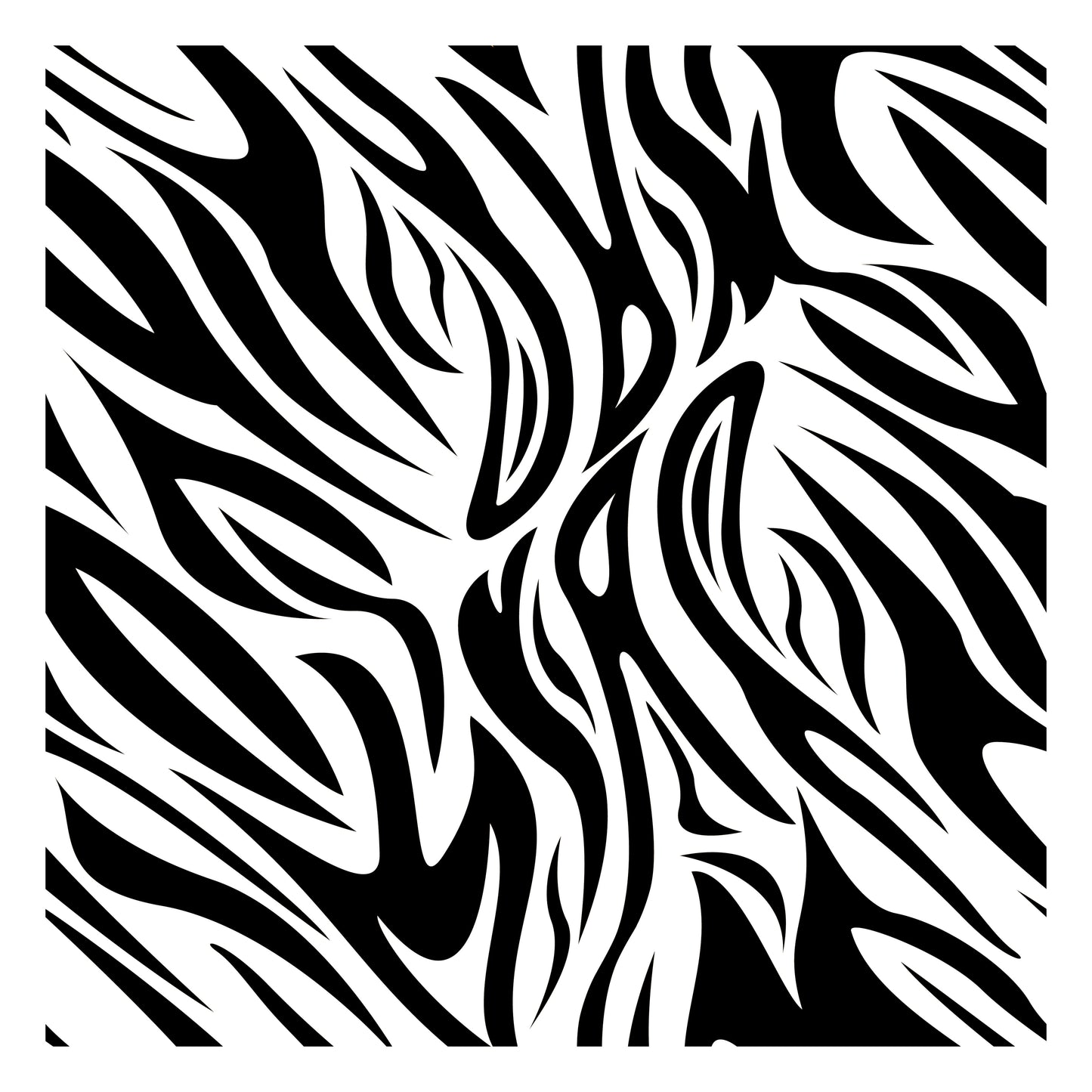 Tiger Stripes Accent Sheet Sublimation Transfer (read description)