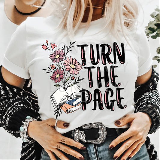 Turn the Page DTF Transfer