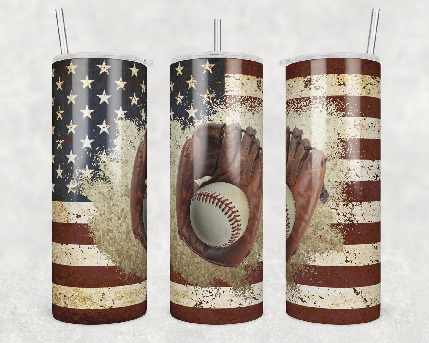 USA Baseball Sublimation Transfer Tumbler Wrap 20oz (read description)