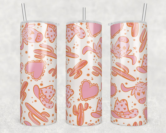 Western Love Sublimation Transfer Tumbler Wrap 20oz (read description)