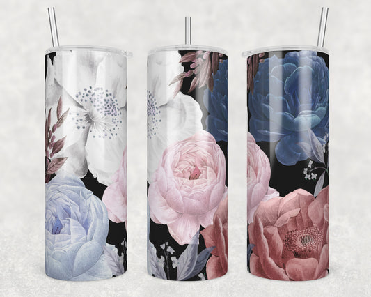 Wildflowers Sublimation Transfer Tumbler Wrap 20oz (read description)