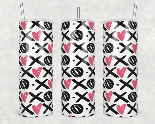 XOXO Sublimation Transfer Tumbler Wrap 20oz (read description)